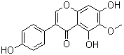 鸢尾黄素分子结构 (CAS 548-77-6)