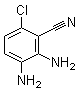 结构式 CAS# 548457-80-3, 2,3-二氨基-6-氯苯甲腈