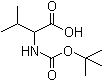 DL-N-(tert-Butoxycarbonyl)valine molecular structure (CAS 54895-12-4)