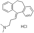 盐酸阿米替林分子结构 (CAS 549-18-8)
