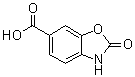 2-Oxo-3H-benzo[d]oxazole-6-carboxylic acid molecular structure (CAS 54903-16-1)