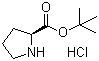 tert-Butyl L-prolinate hydrochloride molecular structure (CAS 5497-76-7)