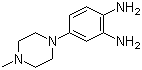 structure of CAS# 54998-08-2, 4-(4-Methylpiperazino)-1,2-benzenediamine