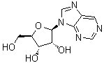 9-beta-D-Ribosyl-9H-purine molecular structure (CAS 550-33-4)