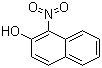 structure of CAS# 550-60-7, 1-Nitro-2-hydroxynaphthalene;1-Nitro-2-naphthalenol; 1-Nitro-2-naphthol; 1-Nitro-beta-naphthol; 2-Hydroxy-1-nitronaphthalene