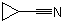 Cyclopropanecarbonitrile molecular structure (CAS 5500-21-0)