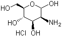 D-Mannosamine hydrochloride  molecular structure (CAS 5505-63-5)