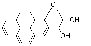 结构式 CAS# 55097-80-8, 7,8-二羟基-9,10-环氧-7,8,9,10-四氢苯并[a]芘