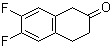 structure of CAS# 552321-02-5, 6,7-Difluoro-2-tetralone;6,7-Difluoro-3,4-dihydro-1H-naphthalen-2-one
