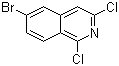 6-Bromo-1,3-dichloroisoquinoline molecular structure (CAS 552331-05-2)