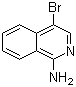 结构式 CAS# 55270-27-4, 1-氨基-4-溴异喹啉