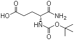 Boc-D-isoglutamine molecular structure (CAS 55297-72-8)