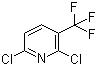structure of CAS# 55304-75-1, 2,6-Dichloro-3-(trifluoromethyl)pyridine
