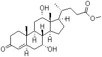 Methyl 3-keto-delta-4-cholate molecular structure (CAS 55319-79-4)