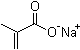 Sodium methacrylate molecular structure (CAS 5536-61-8)