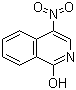 4-Nitro-1-isoquinolinol molecular structure (CAS 55404-29-0)