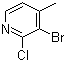 structure of CAS# 55404-31-4, 2-Chloro-3-bromo-4-methylpyridine;3-Bromo-2-chloro-4-picoline