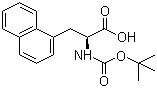 (S)-N-Boc-1-Naphthylalanine molecular structure (CAS 55447-00-2)
