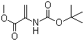 Methyl 2-tert-butoxycarbonylaminoacrylate molecular structure (CAS 55477-80-0)