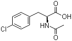 (S)-2-Acetamido-3-(4-chlorophenyl)propanoic acid molecular structure (CAS 55478-55-2)