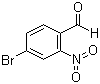 结构式 CAS# 5551-12-2, 4-溴-2-硝基苯甲醛