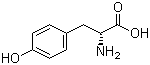 structure of CAS# 556-02-5, D-Tyrosine;3-(4-Hydroxyphenyl)-D-alanine