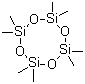 structure of CAS# 556-67-2, Octamethylcyclotetrasiloxane