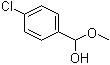structure of CAS# 55685-75-1, 4-Chloro-alpha-methoxybenzenemethanol