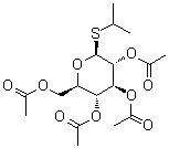 1-Methylethyl 1-thio-beta-D-glucopyranoside 2,3,4,6-tetraacetate molecular structure (CAS 55692-84-7)
