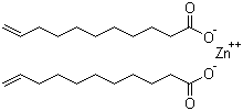 结构式 CAS# 557-08-4, 十一烯酸锌