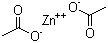 Zinc acetate molecular structure (CAS 557-34-6)