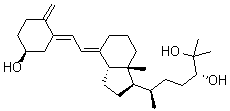 结构式 CAS# 55721-11-4, 司骨化醇