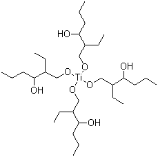 Tetraoctyliniglycol titanate molecular structure (CAS 5575-43-9)