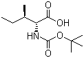 structure of CAS# 55780-90-0, Boc-D-Allo-isoleucine;Boc-D-allo-lle-OH
