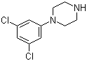 结构式 CAS# 55827-50-4, 1-(3,5-二氯苯基)哌嗪