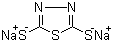 2,5-二巯基噻二唑双钠盐分子结构 (CAS 55906-42-8)