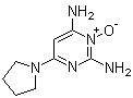 结构式 CAS# 55921-65-8, 吡咯烷基二氨基嘧啶氧化物; 6-吡咯烷基-2,4-二氨基嘧啶 3-氧化物