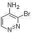 4-Amino-3-bromopyridazine molecular structure (CAS 55928-84-2)