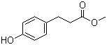 structure of CAS# 5597-50-2, Methyl 3-(4-hydroxyphenyl)propionate;4-Hydroxy-benzenepropanoic acid methyl ester
