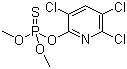 Chlorpyrifos-methyl molecular structure (CAS 5598-13-0)