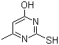 甲基硫脲嘧啶分子结构 (CAS 56-04-2)