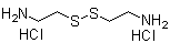 structure of CAS# 56-17-7, Cystamine dihydrochloride;Bis-(2-aminoethyl)disulfide dihydrochloride; 2,2'-Dithiodi(ethylammonium) dichloride; 2,2'-Diaminodiethyl disulfide dihydrochloride; 2,2'-Dithiobis(ethylamine) dihydrochloride; Decarboxycystine dihydrochloride