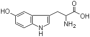structure of CAS# 56-69-9, 5-Hydroxytryptophan;DL-5-Hydroxytryptophan; DL-2-Amino-3-(5-hydroxyindolyl)propionic acid