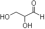 DL-Glyceric aldehyde molecular structure (CAS 56-82-6)