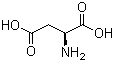 structure of CAS# 56-84-8, L-Aspartic acid ;L(+)-Aspartic acid; L-2-Aminobutanedioic acid; L-Aminosuccinic acid