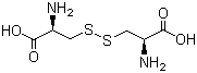 structure of CAS# 56-89-3, L-Cystine;L(-)-3,3'-Dithiobis(2-aminopropanoic acid); 2-Amino-3-[(2-amino-2-carboxyethyl)dithio]propanoic acid