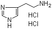 Histamine dihydrochloride molecular structure (CAS 56-92-8)