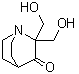 2,2-Bis(hydroxymethyl)-1-azabicyclo[2.2.2]octan-3-one molecular structure (CAS 5608-24-2)