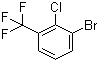 结构式 CAS# 56131-47-6, 3-溴-2-氯三氟甲苯; 2-氯-3-溴三氟甲基苯