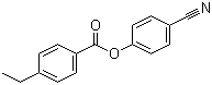 4-Cyanophenyl 4-ethylbenzoate molecular structure (CAS 56131-48-7)